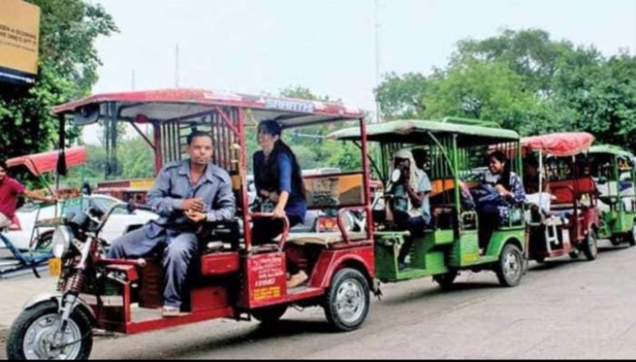 ई रिक्शा जाम